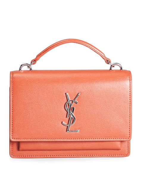 ysl sunset bag wallet on chain|YSL monogram chain wallet.